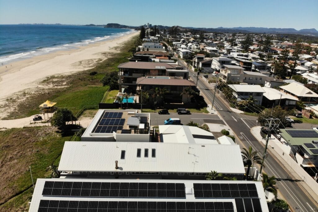 solar energy installation Mermaid Beach