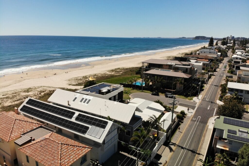 solar energy installation Mermaid Beach