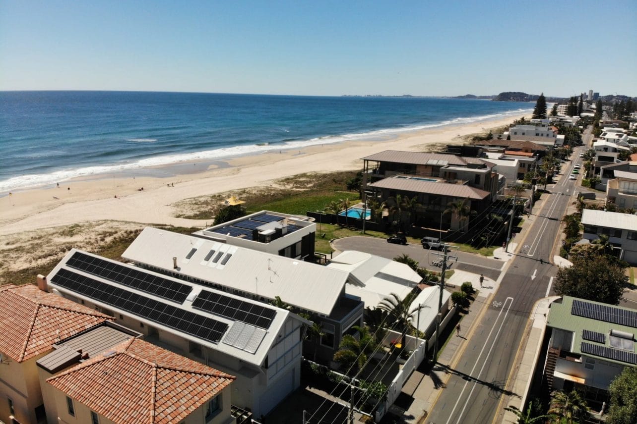 solar energy installation Mermaid Beach