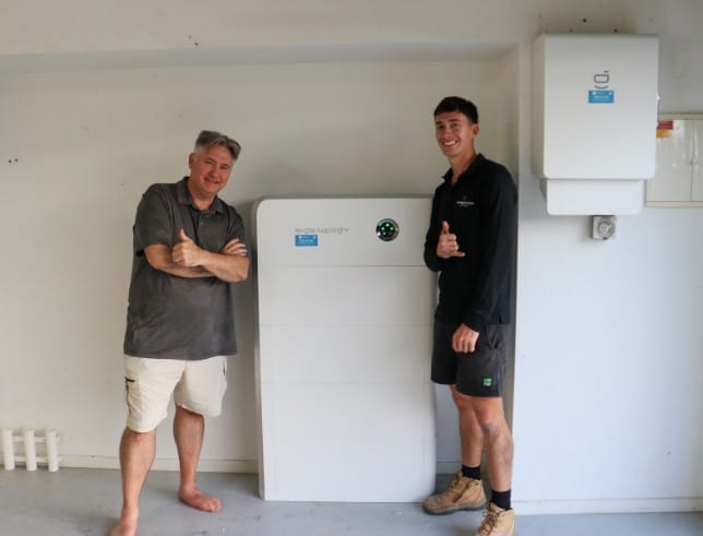 ev charging battery installation