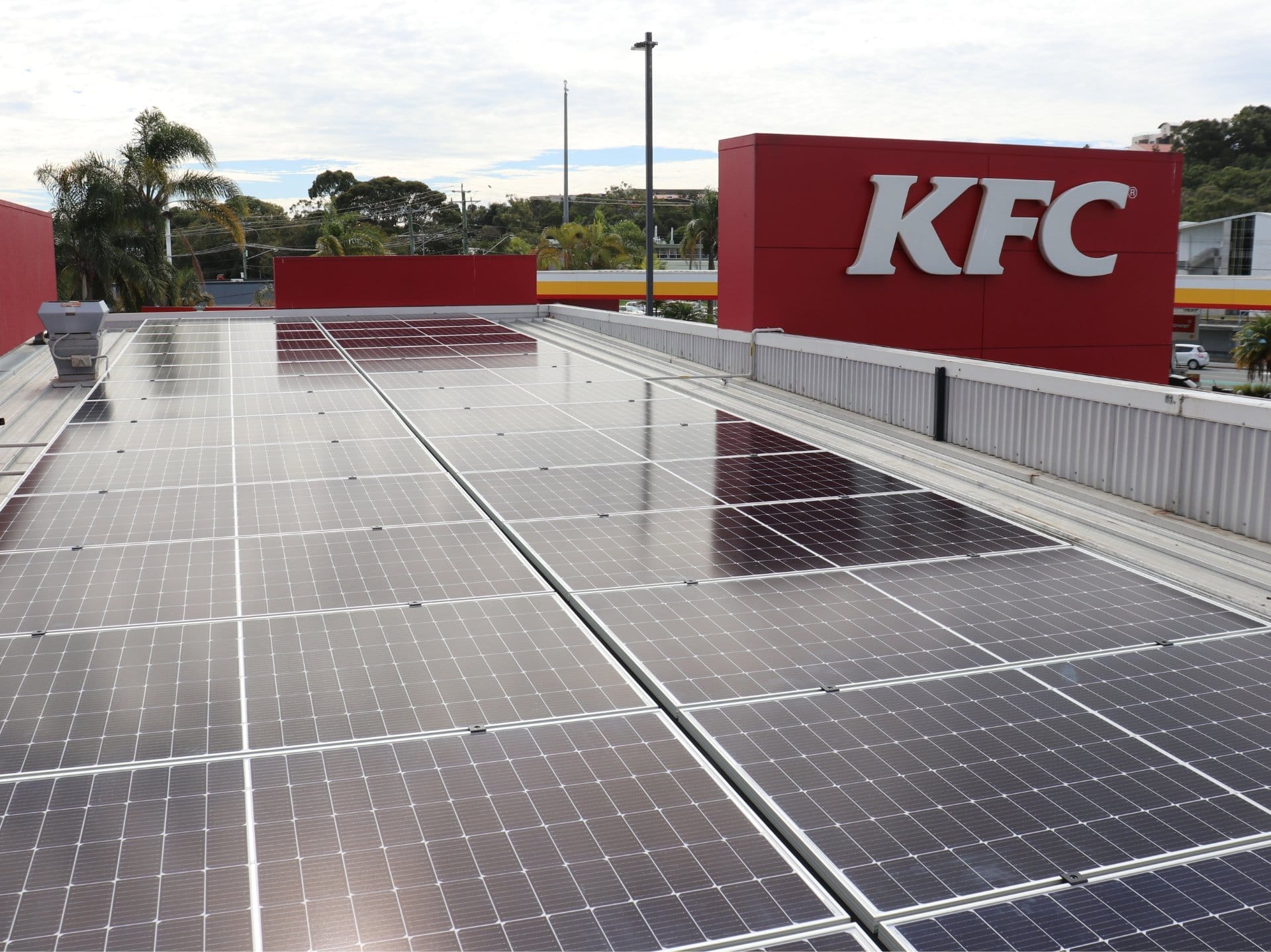 Commercial Solar Installation for KFC