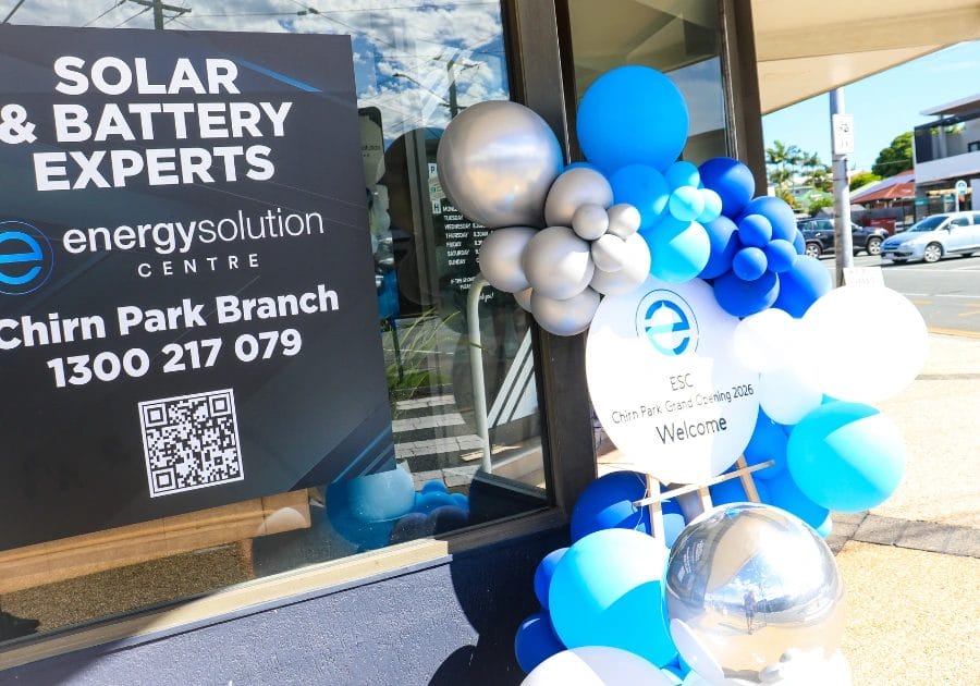 ESC solar showroom Chirn Park - Exterior view